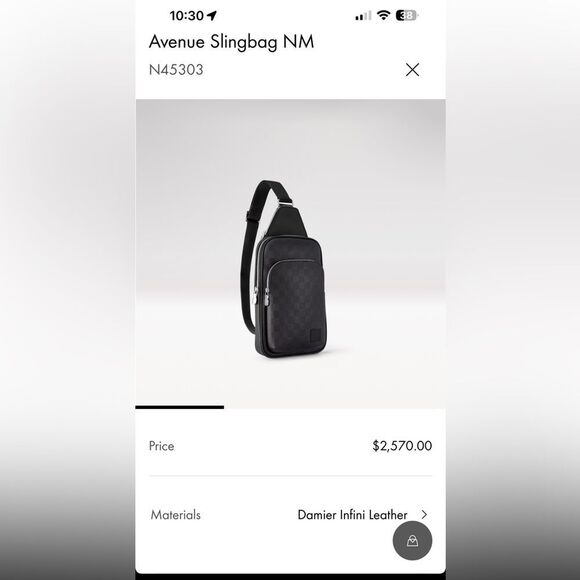 Louis Vuitton Avenue Slingbag NM - Picture 5 of 16